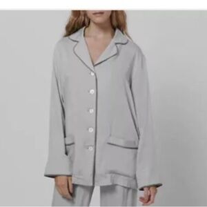 Sleeper Party Gray Pajama Top